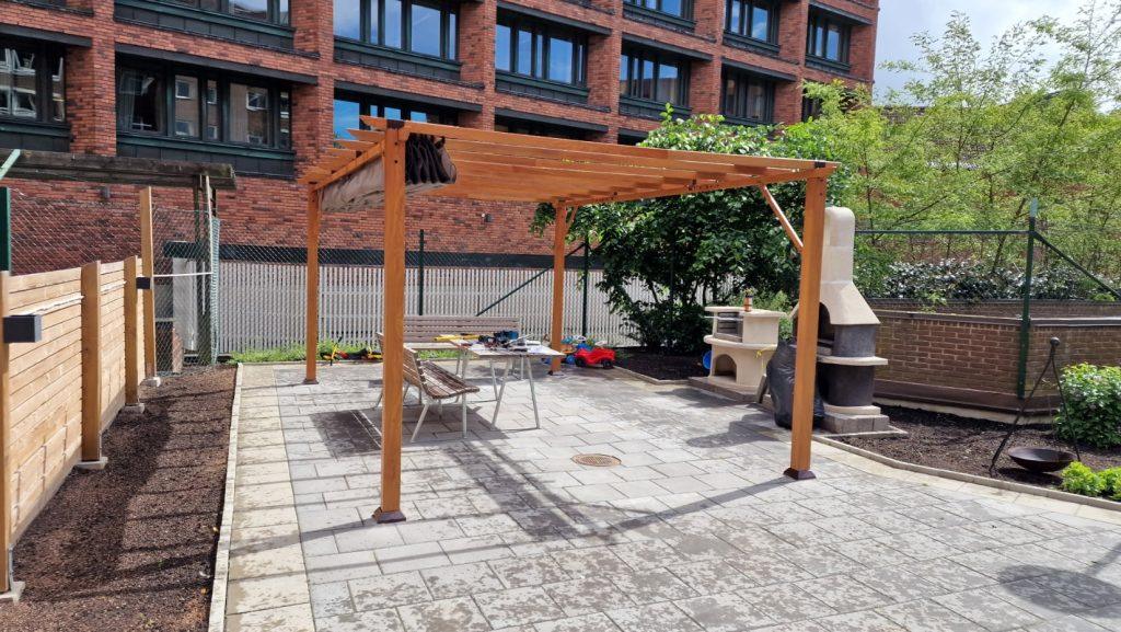 aluminium pergola