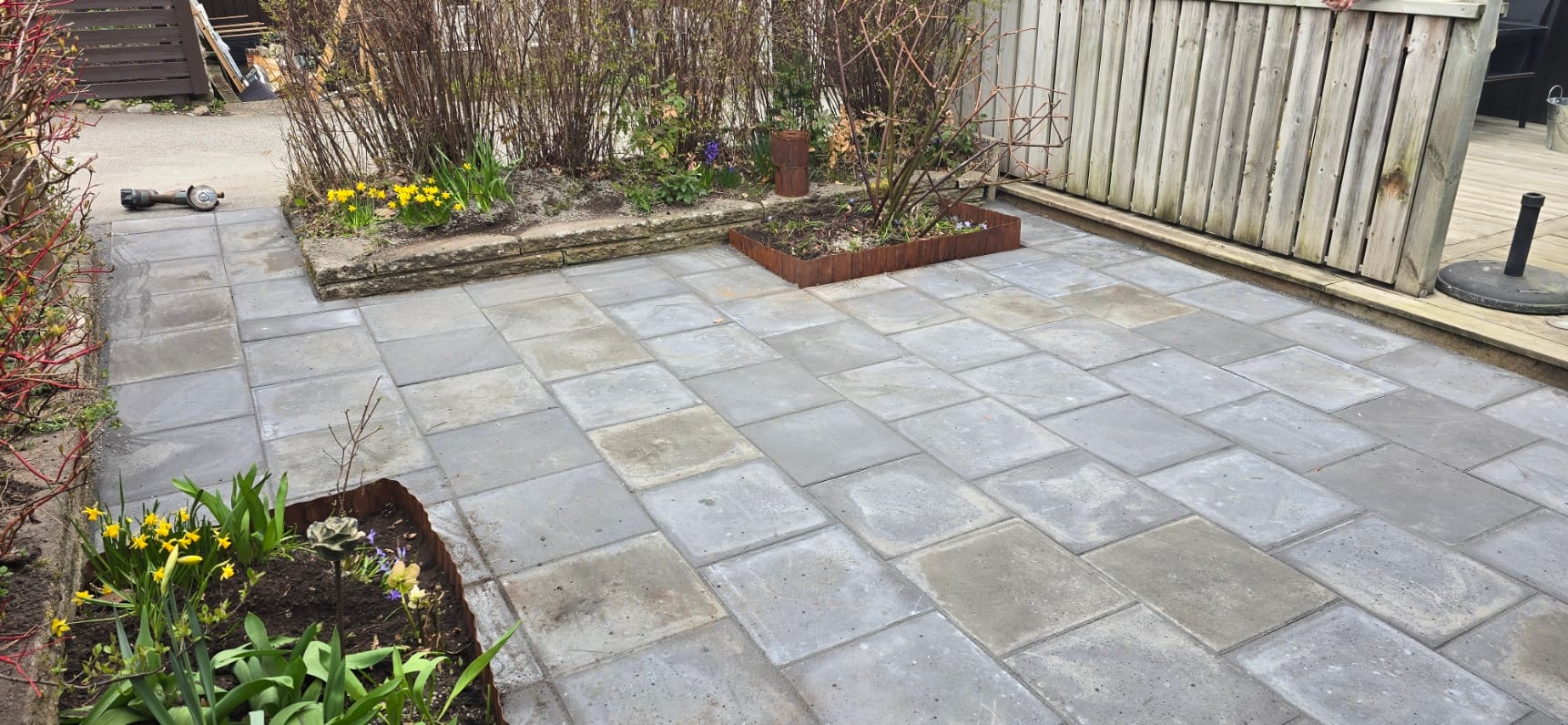 stensättning i oxie